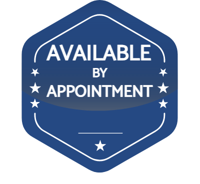 Available by Appointment badge